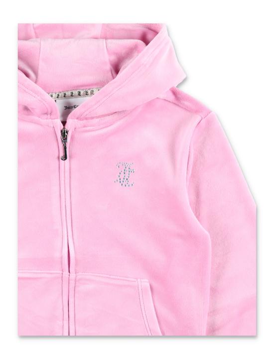 25SS [키즈] 쥬시꾸뛰르 탑 JCJBX6358 F89 PINKY LILAC CHIFFON - JUICY COUTURE