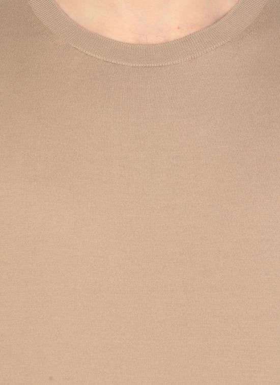 25SS 에르메네질도제냐 반팔 티셔츠 UFC90A9 C10N02 Beige - ERMENEGILDO ZEGNA