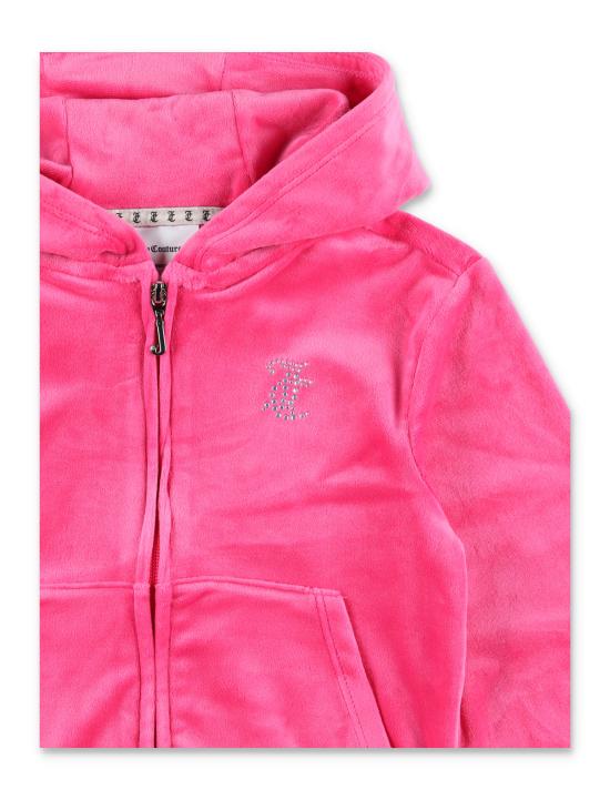 25SS [키즈] 쥬시꾸뛰르 탑 JCJBX6358 948 FUCHSIA PURPLE - JUICY COUTURE