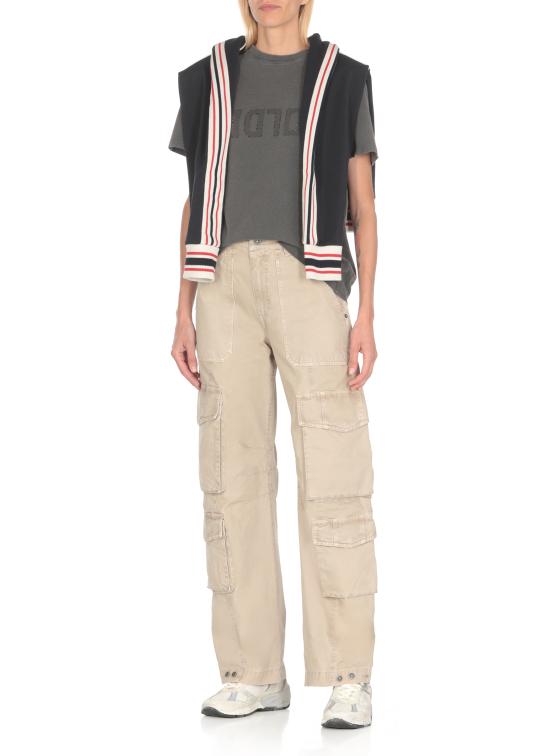 25SS 골든구스 반팔 티셔츠 GWP01220 P000671 60318 GOLDEN Grey - GOLDEN GOOSE