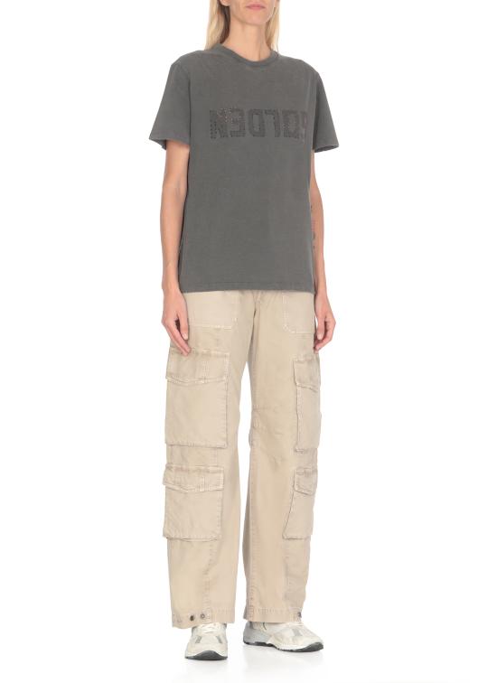 25SS 골든구스 반팔 티셔츠 GWP01220 P000671 60318 GOLDEN Grey - GOLDEN GOOSE