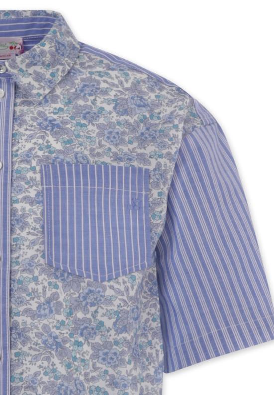 25SS [키즈] 봉쁘앙 셔츠 S05GSHW00001 915A LIGHT BLUE - BONPOINT