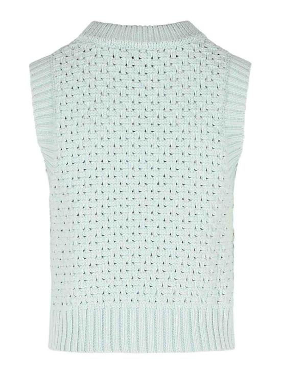  가니 베스트 K2348628 Light Blue - GANNI