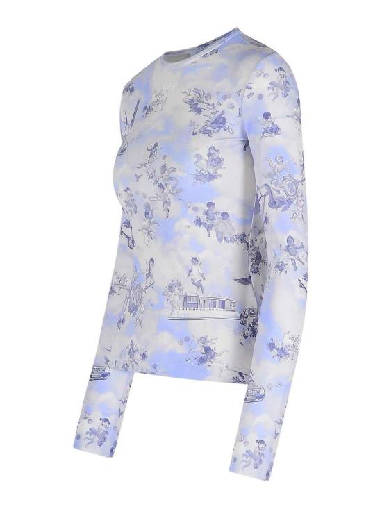  오프화이트 긴팔 티셔츠 OWAD136S25JER0034201 Multicolour - OFF WHITE