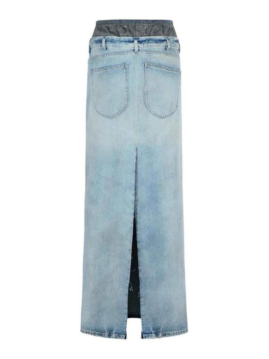  마르지엘라 미디 스커트 S51MI0006S30383961 Light Blue - MAISON MARGIELA