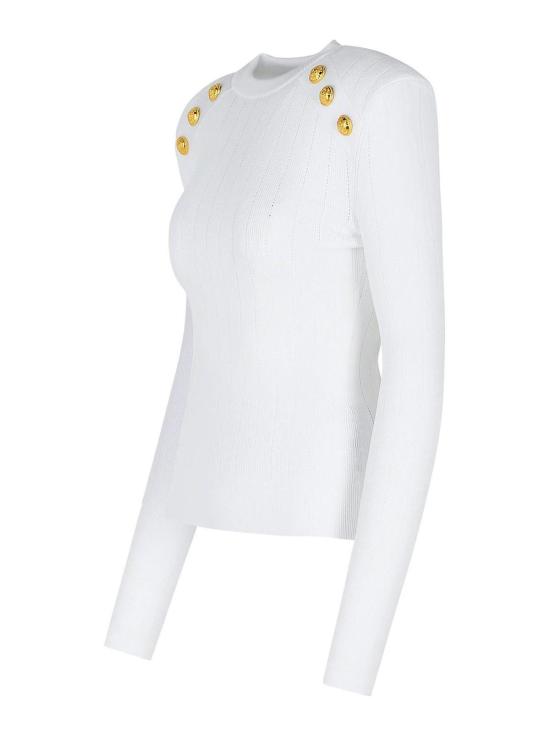  발망 스웨터 EF1KD001KB070FA White - BALMAIN