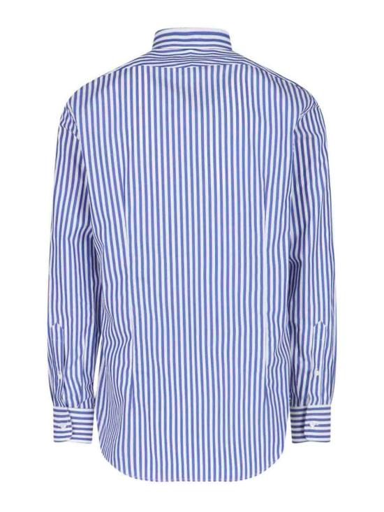  라보라토리오 델 카르민 긴팔 셔츠 ROH686M50215400 Blue - LABORATORIO DEL CARMINE