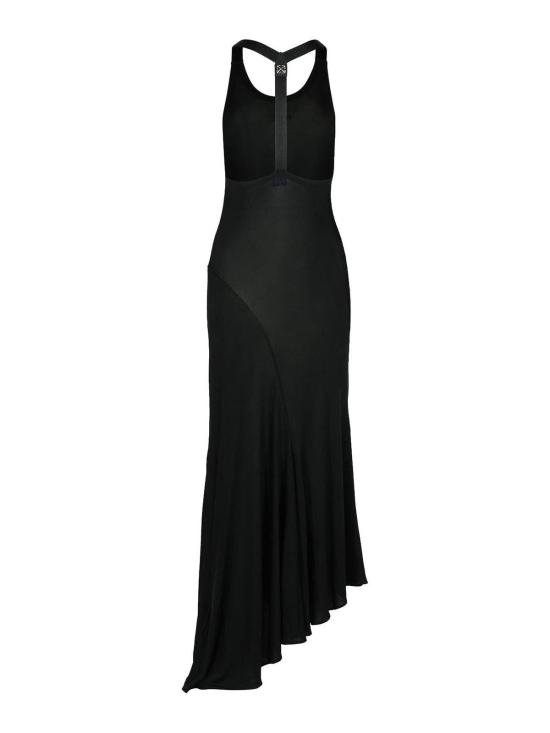  오프화이트 미디 스커트 OWDB541S25JER0011010 Black - OFF WHITE