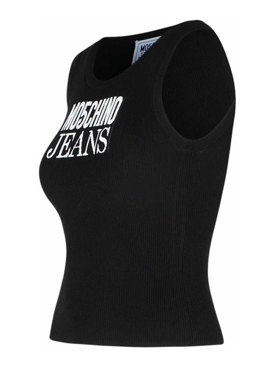  모스키노 민소매 티셔츠 088732031555 Black - MOSCHINO