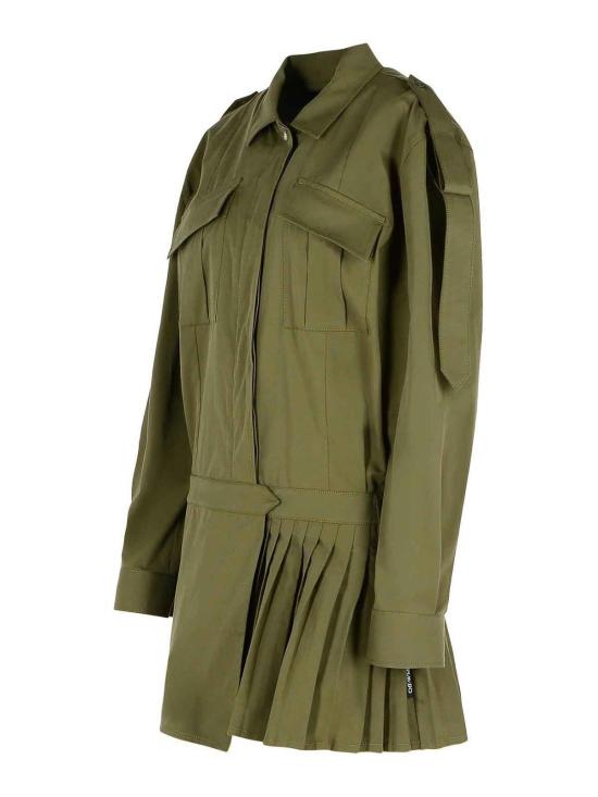  오프화이트 미디 스커트 OWDG00AS25FAB0025801 Green - OFF WHITE