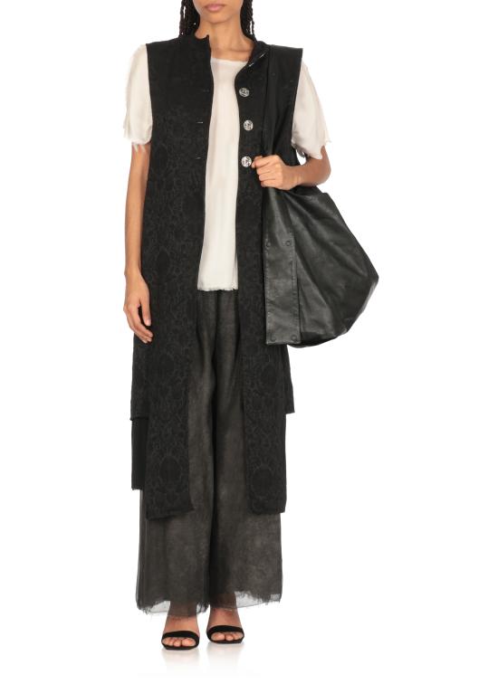 25SS 산크타무에르테 가디건 S53 BLACK Black - SANCTAMUERTE