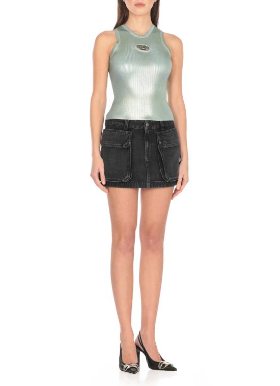 25SS 디젤 민소매 티셔츠 A17695 0AKBS5BH Green - DIESEL