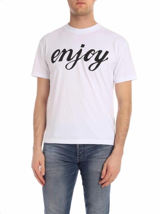  알렉산더 맥퀸 반팔 티셔츠 291571RNH509000 White