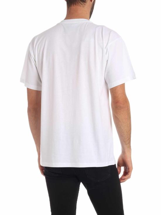  모스키노 반팔 티셔츠 071302401001 White - MOSCHINO