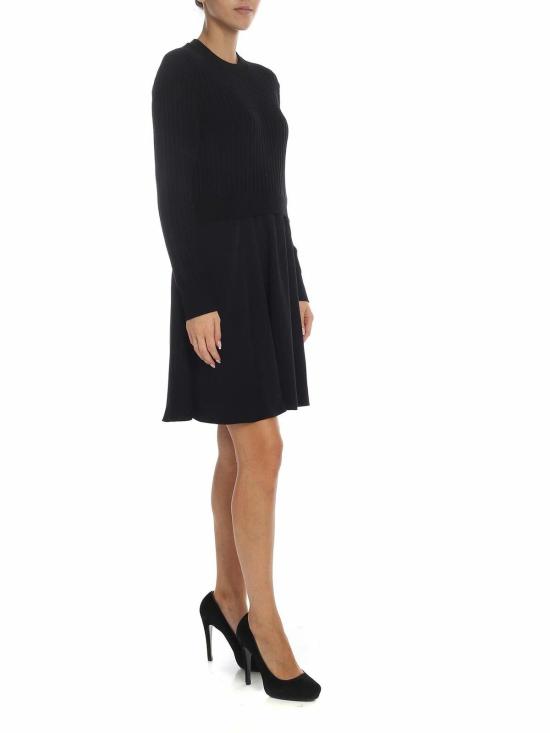  겐조 미디 스커트 2RO1645AM99 Black - KENZO