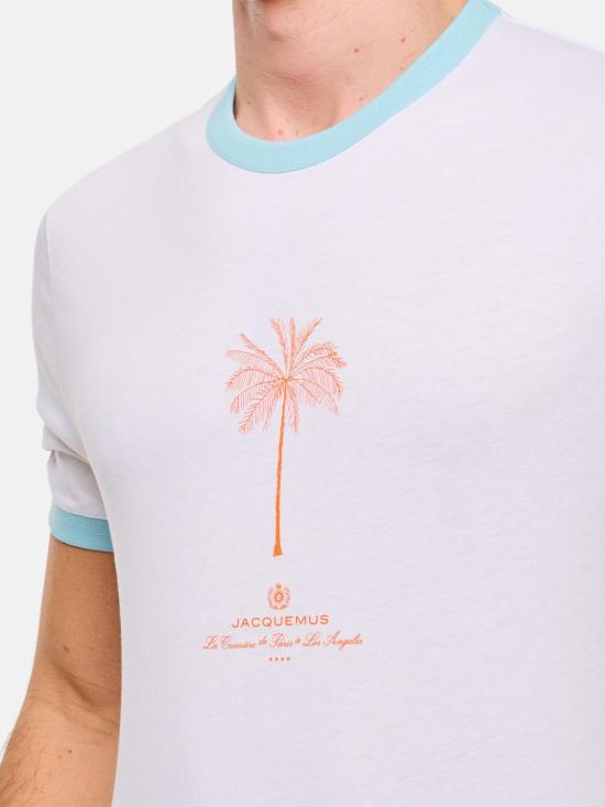 25SS 자크뮈스 반팔 티셔츠 255JS2812463 1JA White - JACQUEMUS