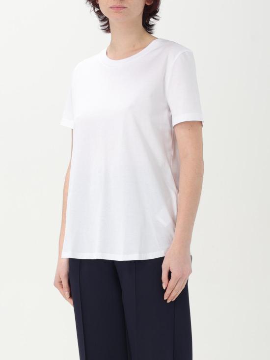 25FW 에스막스마라 반팔 티셔츠 2519971043600 001 White - 'S MAX MARA