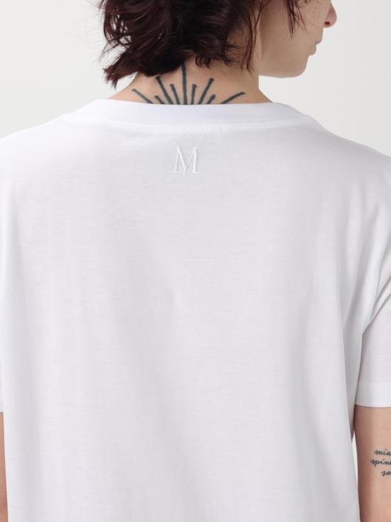 25FW 에스막스마라 반팔 티셔츠 2519971043600 001 White - 'S MAX MARA