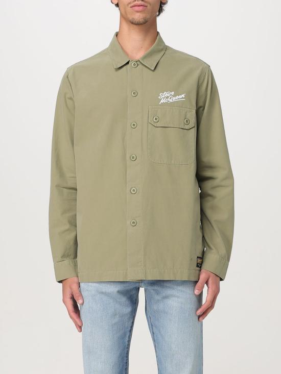 25FW 바버 긴팔 셔츠 MOS0431 OL11 Green