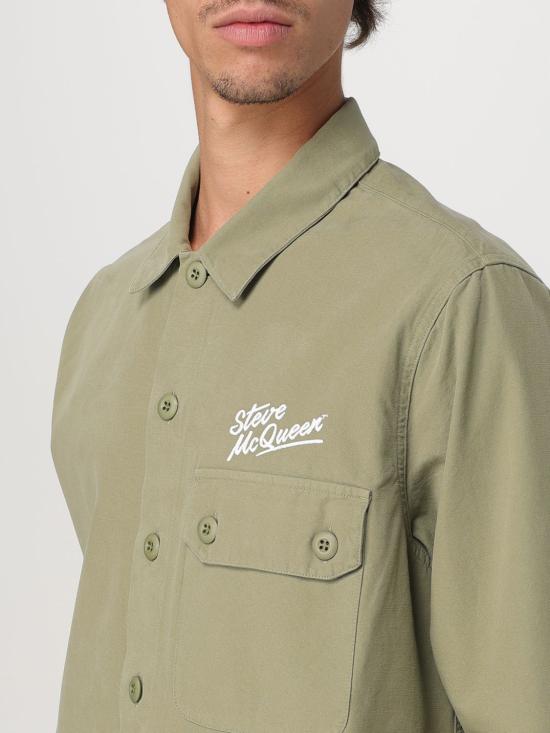 25FW 바버 긴팔 셔츠 MOS0431 OL11 Green - BARBOUR
