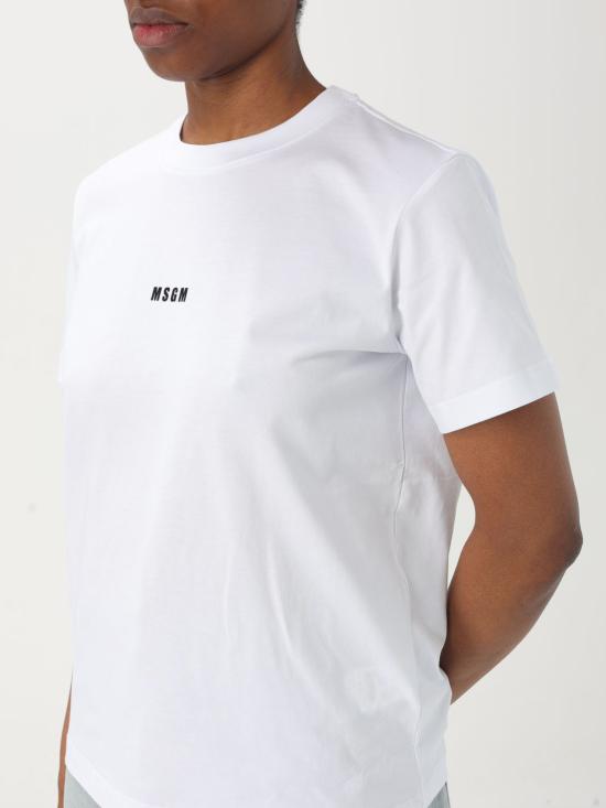 25FW 엠에스지엠 반팔 티셔츠 2000MDM500200002 01 White - MSGM