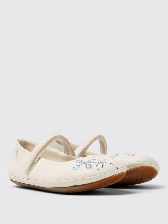 25SS [키즈] 캠퍼 레이스업 슈즈 K800486 007 TWINS 0 White - CAMPER