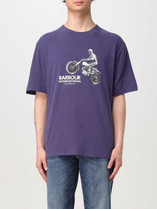 25FW 바버 반팔 티셔츠 MTS1432 BU78 White