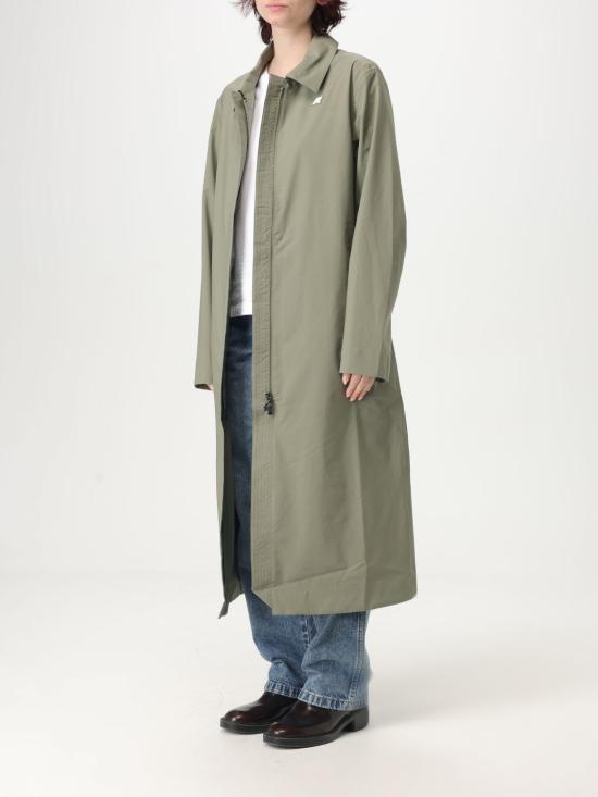 26SS 까웨 트렌치 코트 K61337W V15 Green - K-WAY