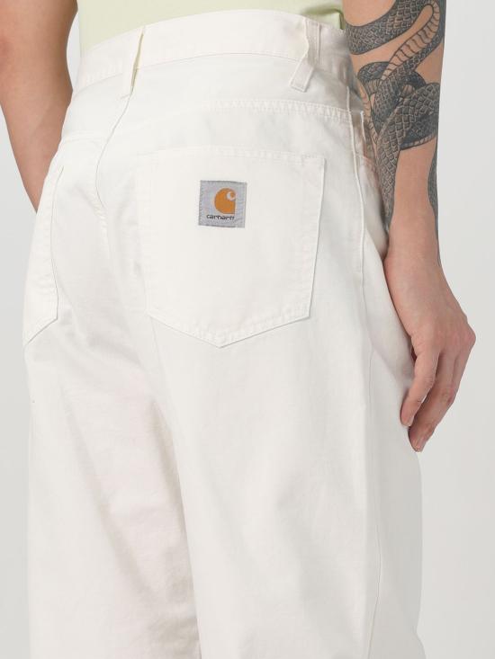 25FW 칼하트 WIP 스트레이트 팬츠 I034806 35002 White - CARHARTT WIP