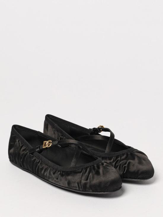 25SS 돌체앤가바나 플랫 슈즈 CB0258AD160 8B956 Black - DOLCE & GABBANA