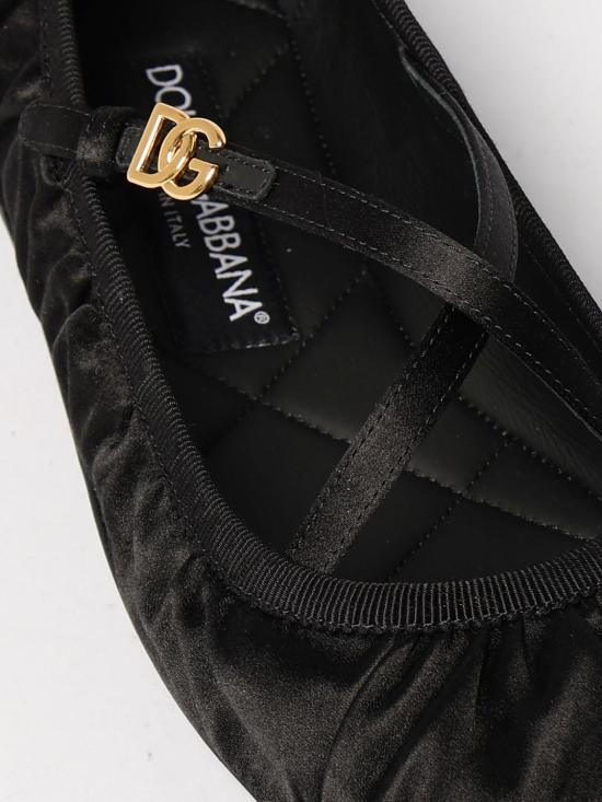 25SS 돌체앤가바나 플랫 슈즈 CB0258AD160 8B956 Black - DOLCE & GABBANA