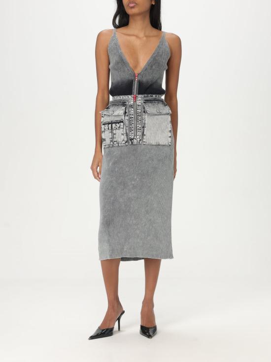 25SS 디젤 스커트 A174700QMAN 900 Black - DIESEL