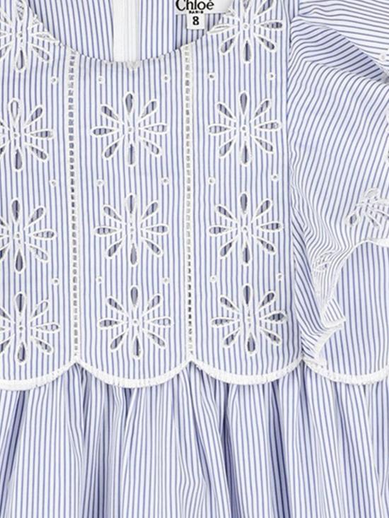 25FW [키즈] 끌로에 원피스 C20446 N48 White - CHLOE