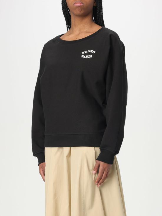 25SS 겐조 스웨터 FF52SW1704MT 99J Black - KENZO