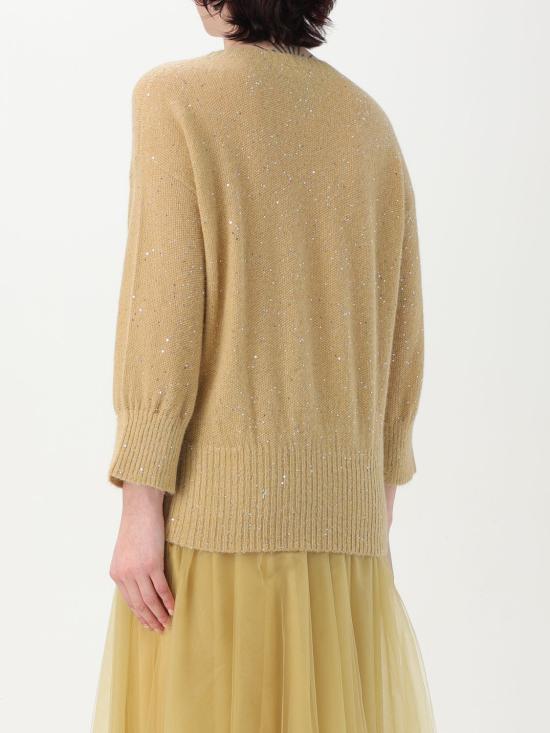 25FW 파비아나 필리피 시퀸 스웨터 MAD265F040D817 778 Gold - FABIANA FILIPPI