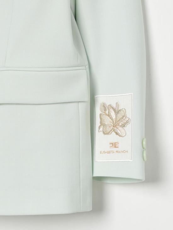 25FW [키즈] 엘리자베타프랜치 캐주얼 자켓 EFGC063ML019 1056 Green - ELISABETTA FRANCHI