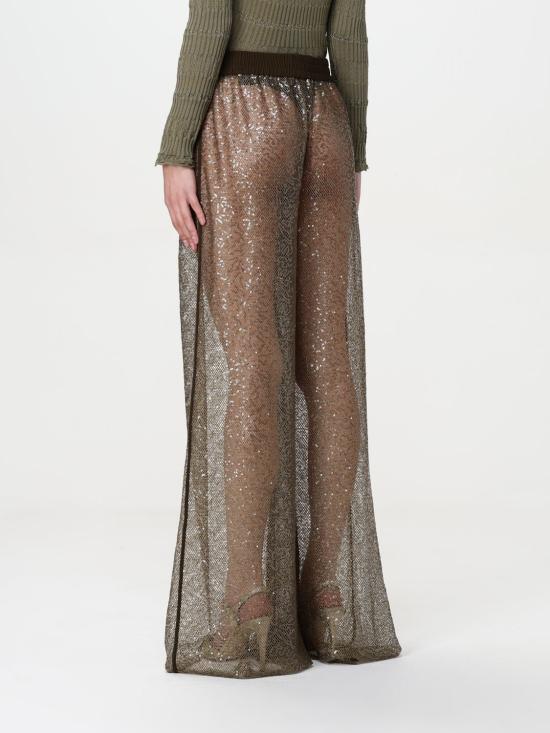 25SS 핑코 스트레이트 팬츠 105009A2EX X26 Brown - PINKO