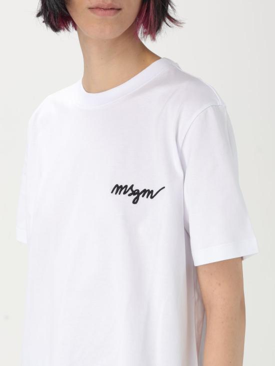 25FW 엠에스지엠 반팔 티셔츠 2000MDM540200002 01 White - MSGM