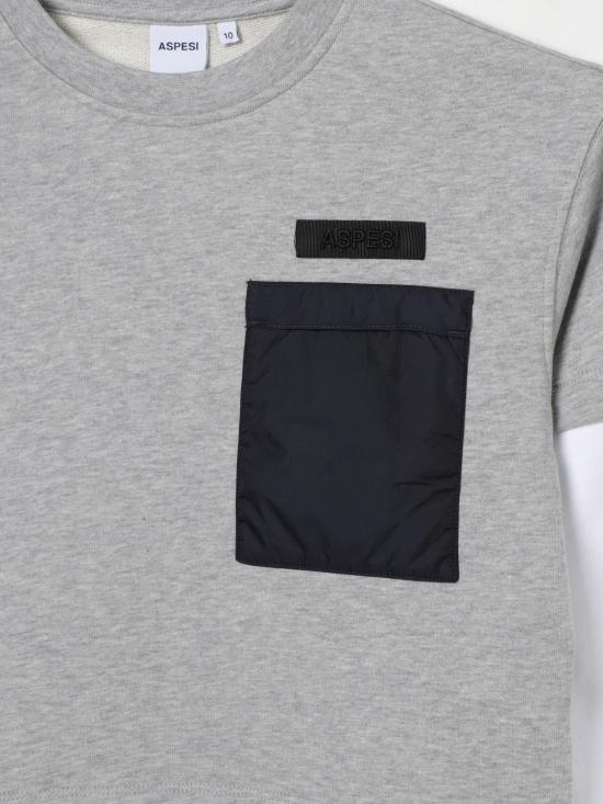 25FW [키즈] 아스페시 풀오버 S25047MFM0123 0701 Grey - ASPESI