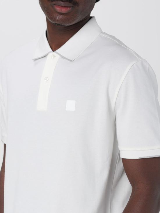 25FW 씨피 컴퍼니 폴로 티셔츠 18CLPL001A005263W 103 White - C.P. COMPANY