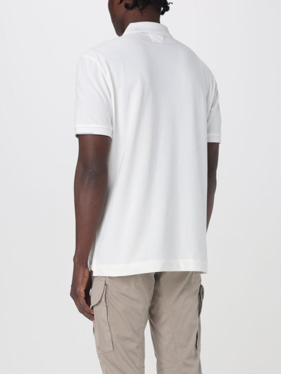 25FW 씨피 컴퍼니 폴로 티셔츠 18CLPL001A005263W 103 White - C.P. COMPANY