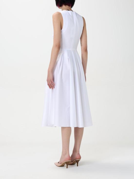 25SS 엘리자베타프랜치 롱 원피스 ABT52 100 White - ELISABETTA FRANCHI