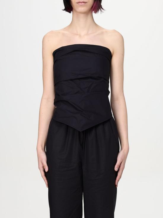 25SS 카오스 민소매 티셔츠 RPJLE015 0001 Black