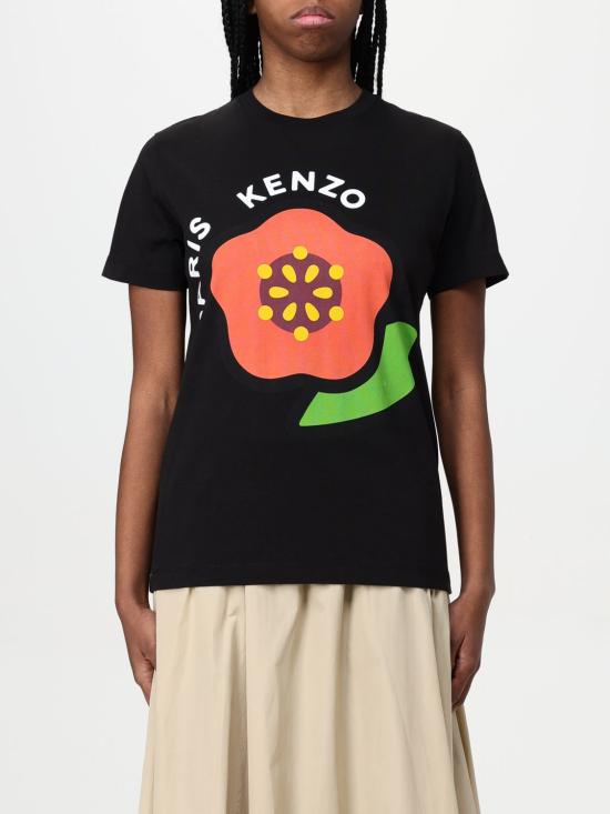 25SS 겐조 반팔 티셔츠 FF52TS1684SO 99J Black