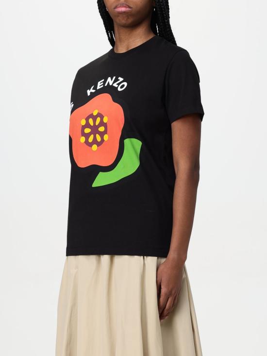 25SS 겐조 반팔 티셔츠 FF52TS1684SO 99J Black - KENZO