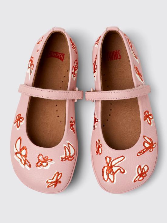 25SS [키즈] 캠퍼 레이스업 슈즈 K800486 008 TWINS 0 Pink - CAMPER