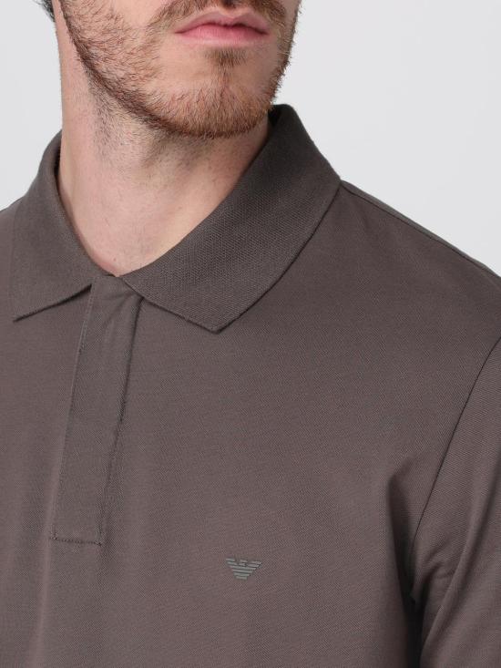 25FW 엠포리오 아르마니 폴로 티셔츠 EM001146AF13742 U6200 Brown - EMPORIO ARMANI