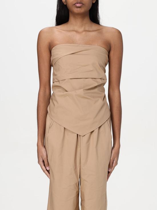 25SS 카오스 민소매 티셔츠 RPJLE015 6026 Camel