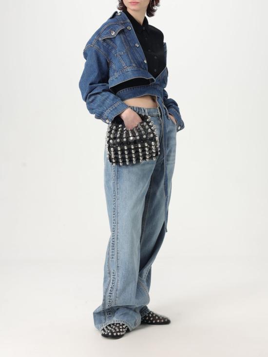 25SS 티바이알렉산더왕 폴로 티셔츠 4KC1253068 001 Black - T BY ALEXANDER WANG