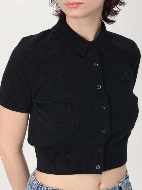 25SS 티바이알렉산더왕 폴로 티셔츠 4KC1253068 001 Black - T BY ALEXANDER WANG